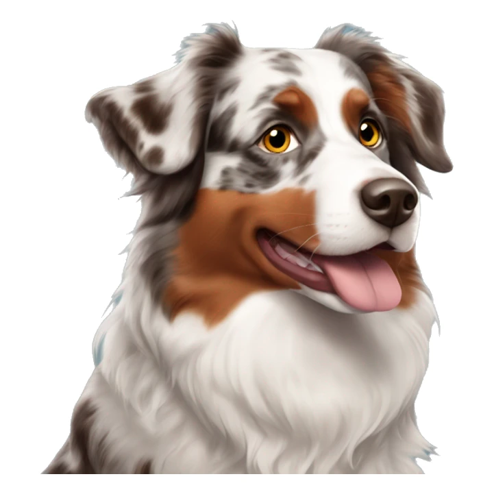 Red Merle Australian Shepherd  sticker