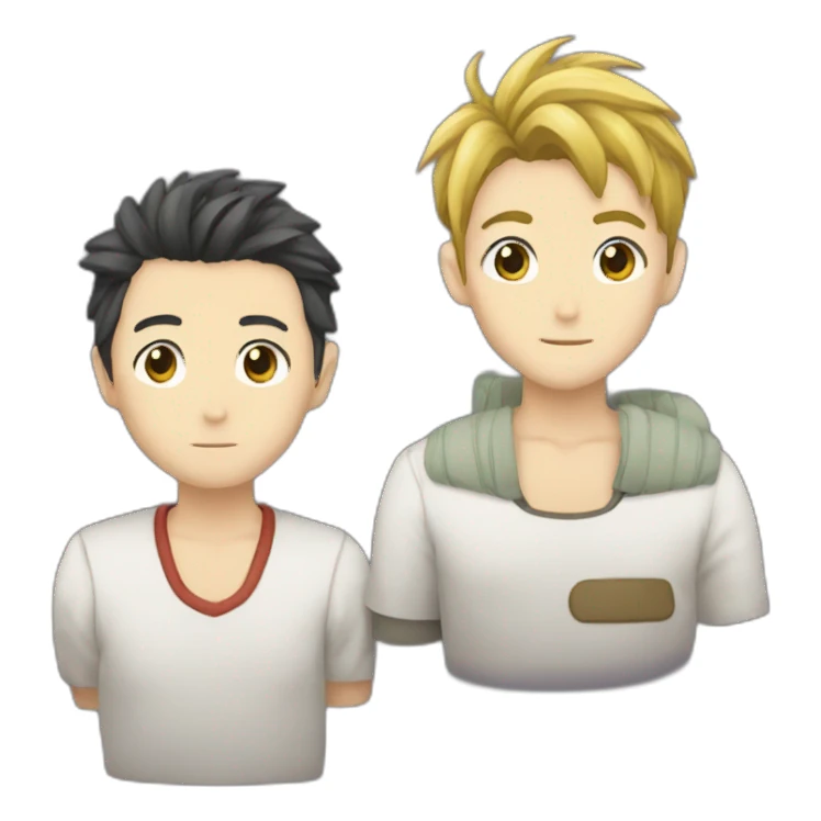 Daki and gyutaro sticker