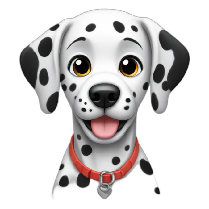 Cute Dalmatian sticker