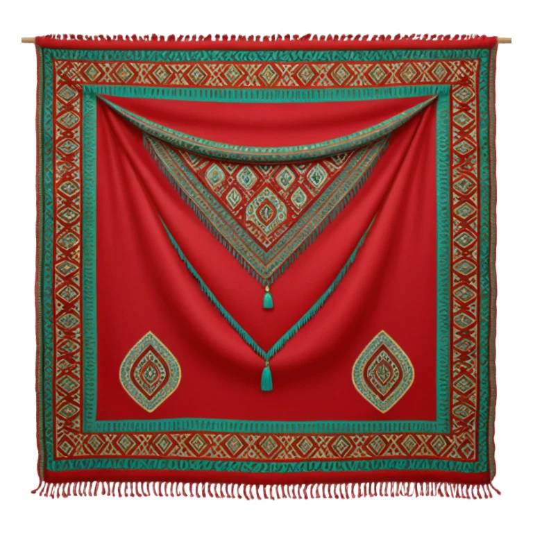 Shawl torkmanistan sticker