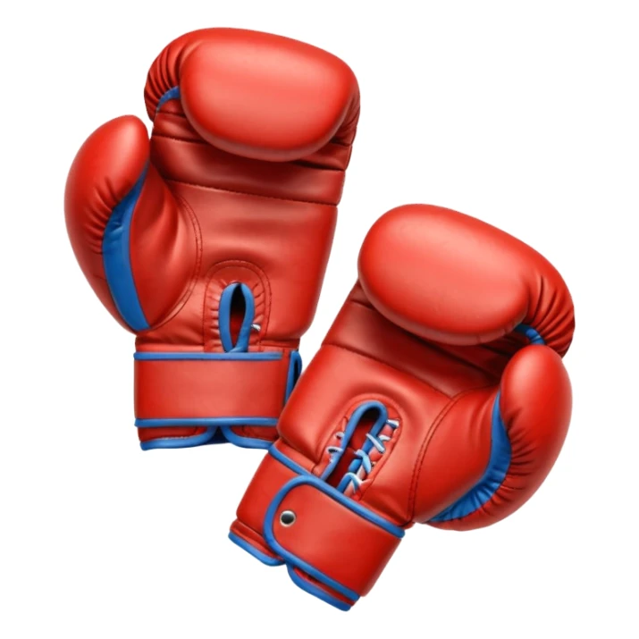 boxing gloves pair sporty sticker