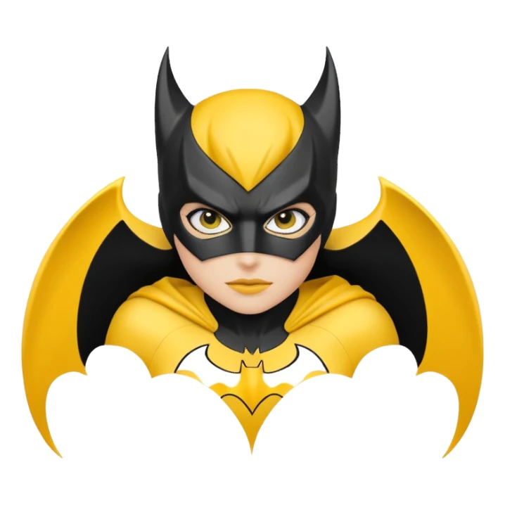 batgirl symbol sticker