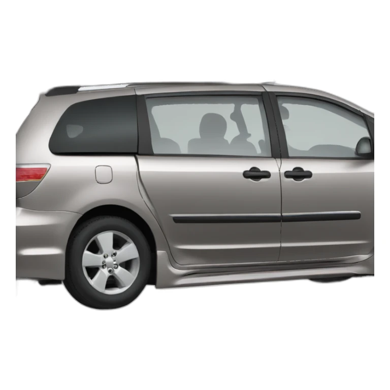 2007 toyota sienna grey sticker