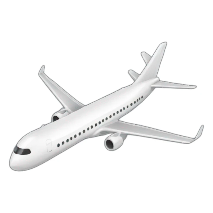 Avion qui va vers deux tour  sticker