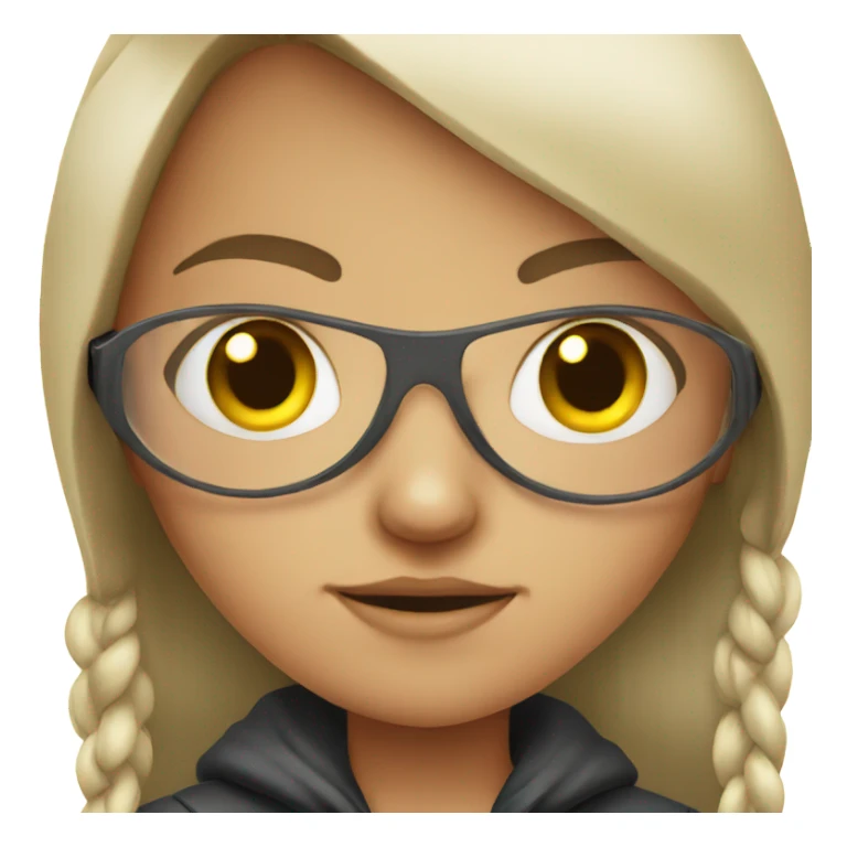 girl with eyepatch sticker