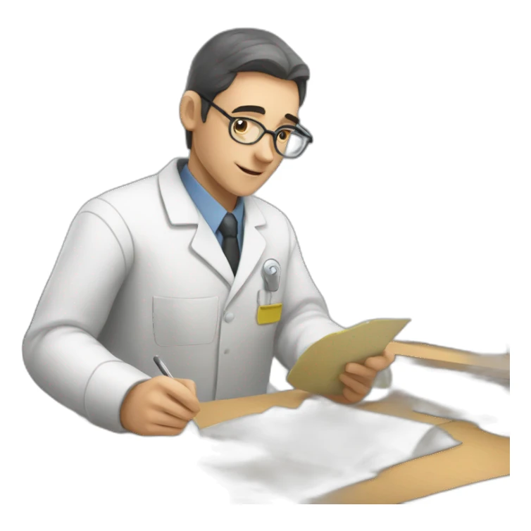 lab rat studying humans sticker