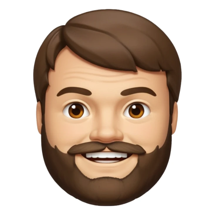 Make a emoji of a jack black sticker