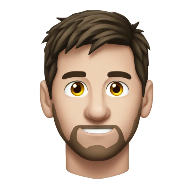 Messi con anteojos sticker