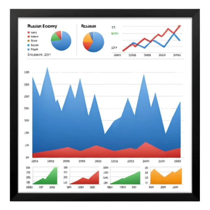 Russian economy sticker