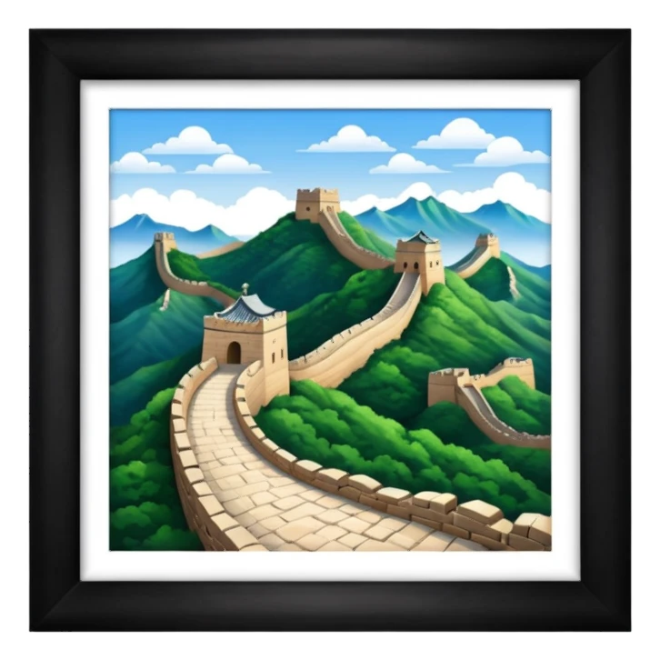 Great wall of china sticker