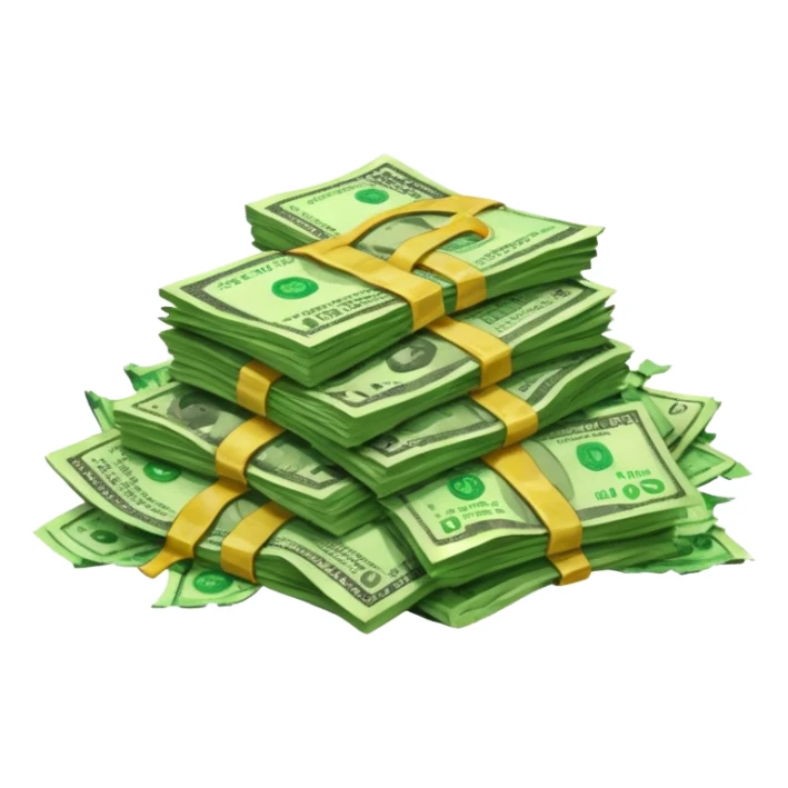 Ripped money sticker