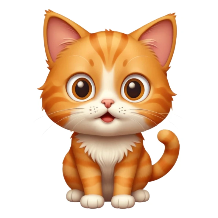 pixar cartoon expression cat with a snukkle sticker