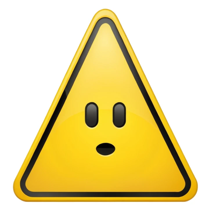 Warning Icon inspired this❗ sticker