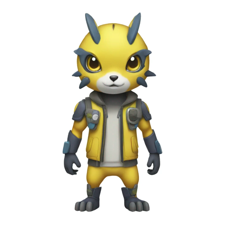 Digimon-Pokémon full body sticker