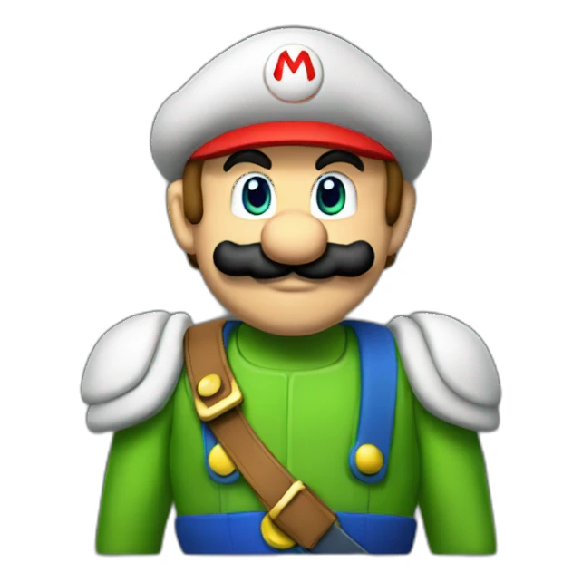 mario-tout armé sticker