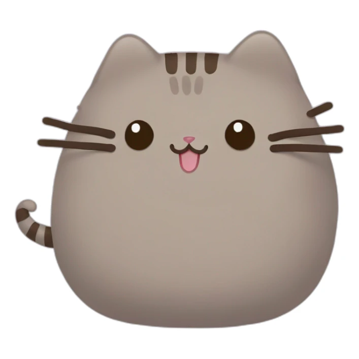 Pusheen the cat sticker