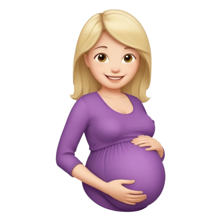 Una mamá embarazada sticker