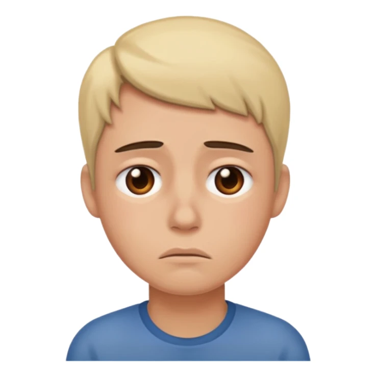 tired emotion sticker