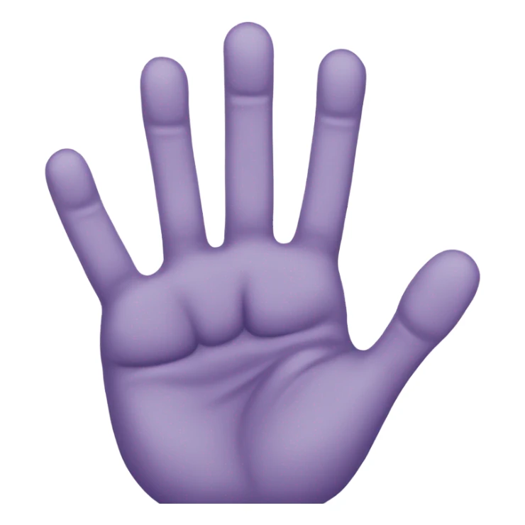 Hand with 6 finger sticker