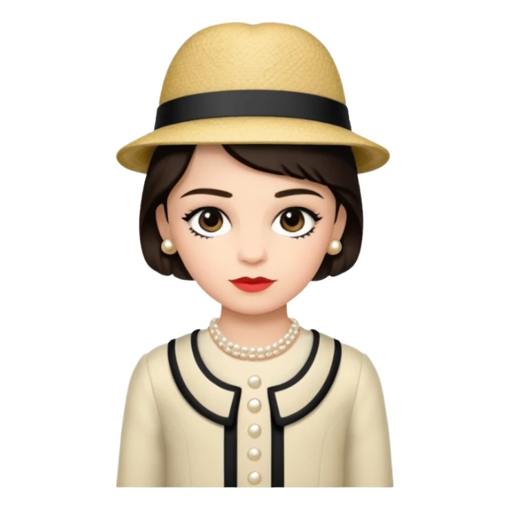 coco chanel kid sticker