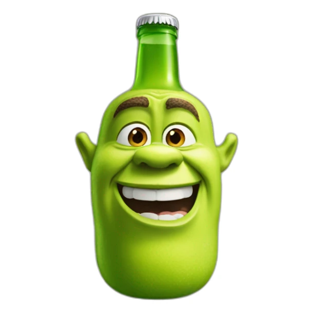 shrek soda sticker