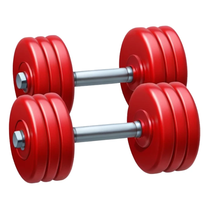 dumebell apple emoji vibe sticker