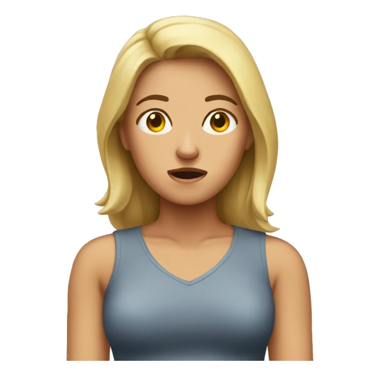 woman under pressure sticker