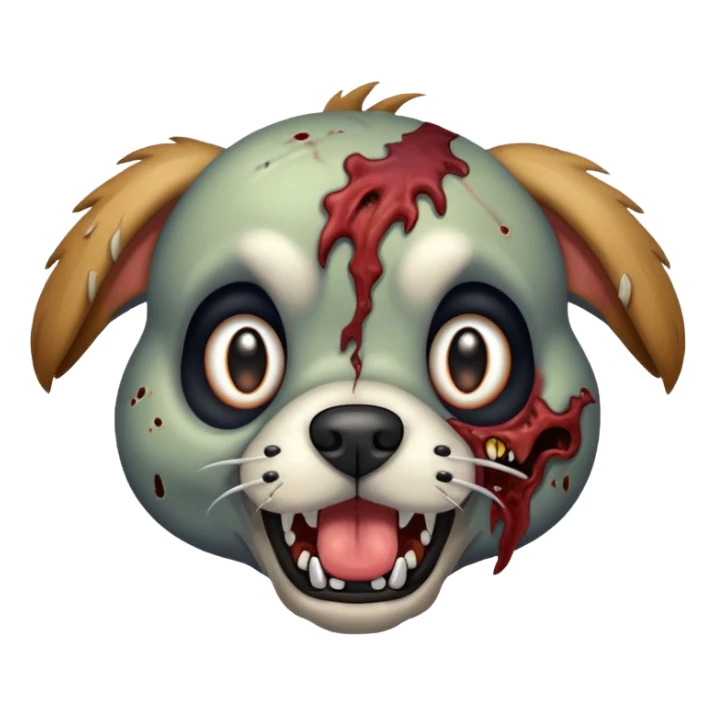 Zombie dog  sticker