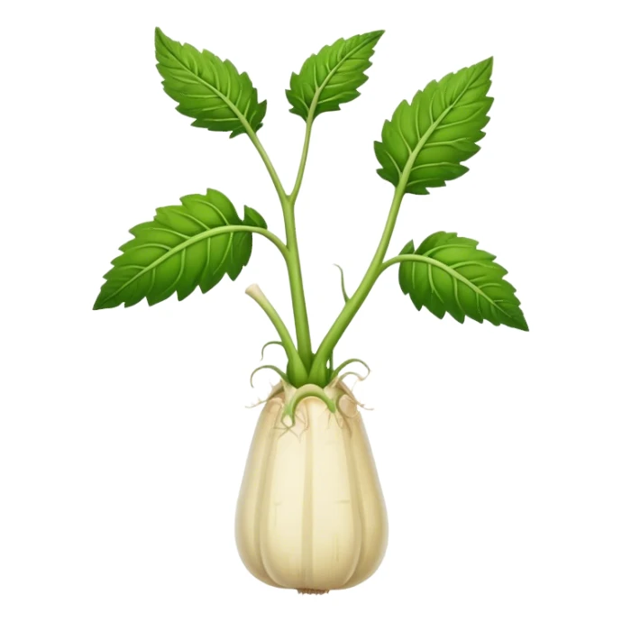 Horseradish plant  sticker