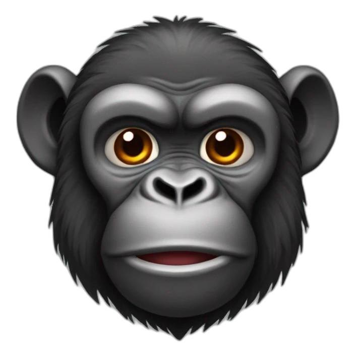 gorilla rojo jugando videosjuegos sticker