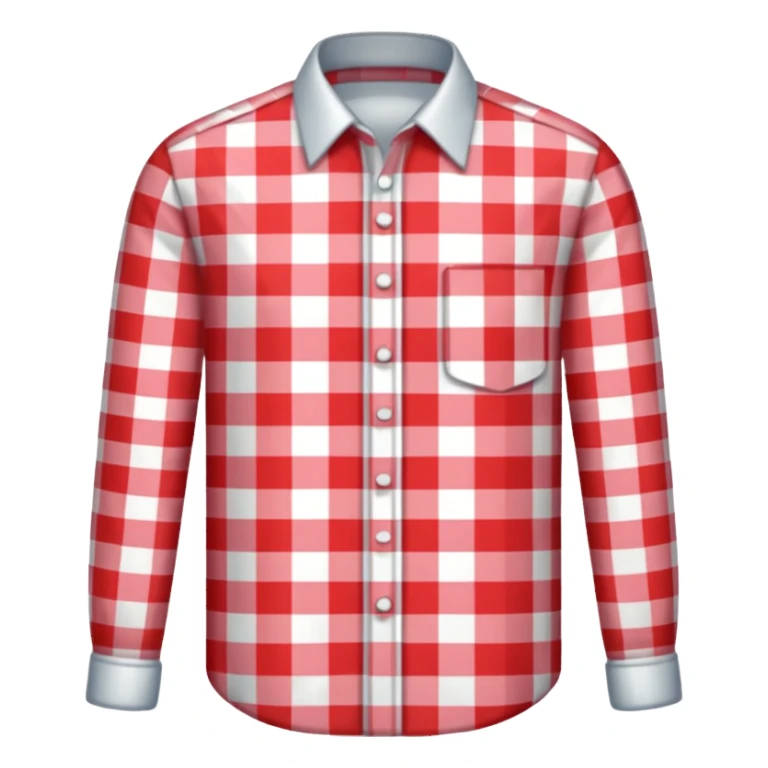 gingham shirt man sticker