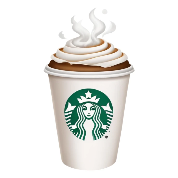 Starbucks cup sticker