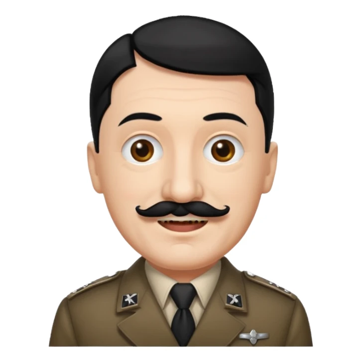Emoji Adolf hitler sticker
