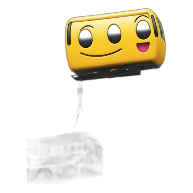 a wifi modem on a bus crane sticker