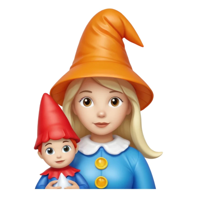   jeff koons halloween girl gnome inflatable sticker