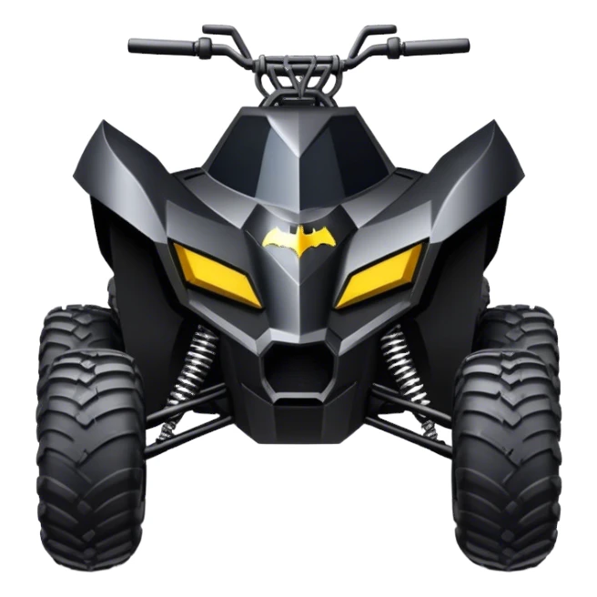 batmobile atv quad cross sticker