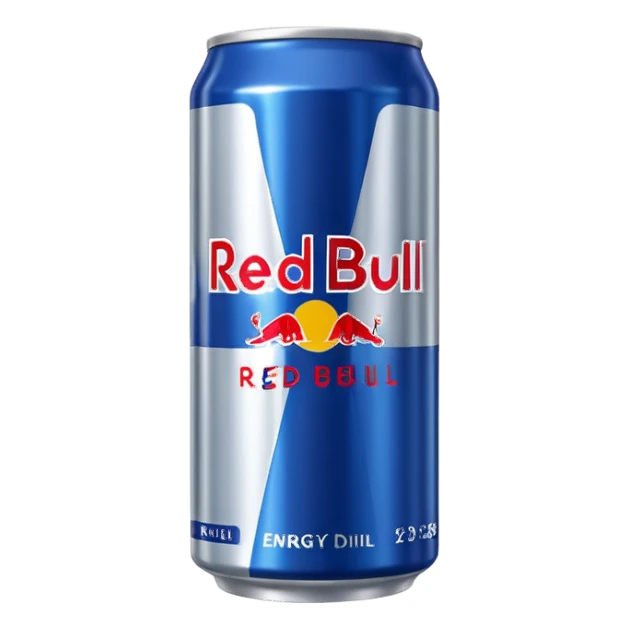Redbull energy drink can sticker