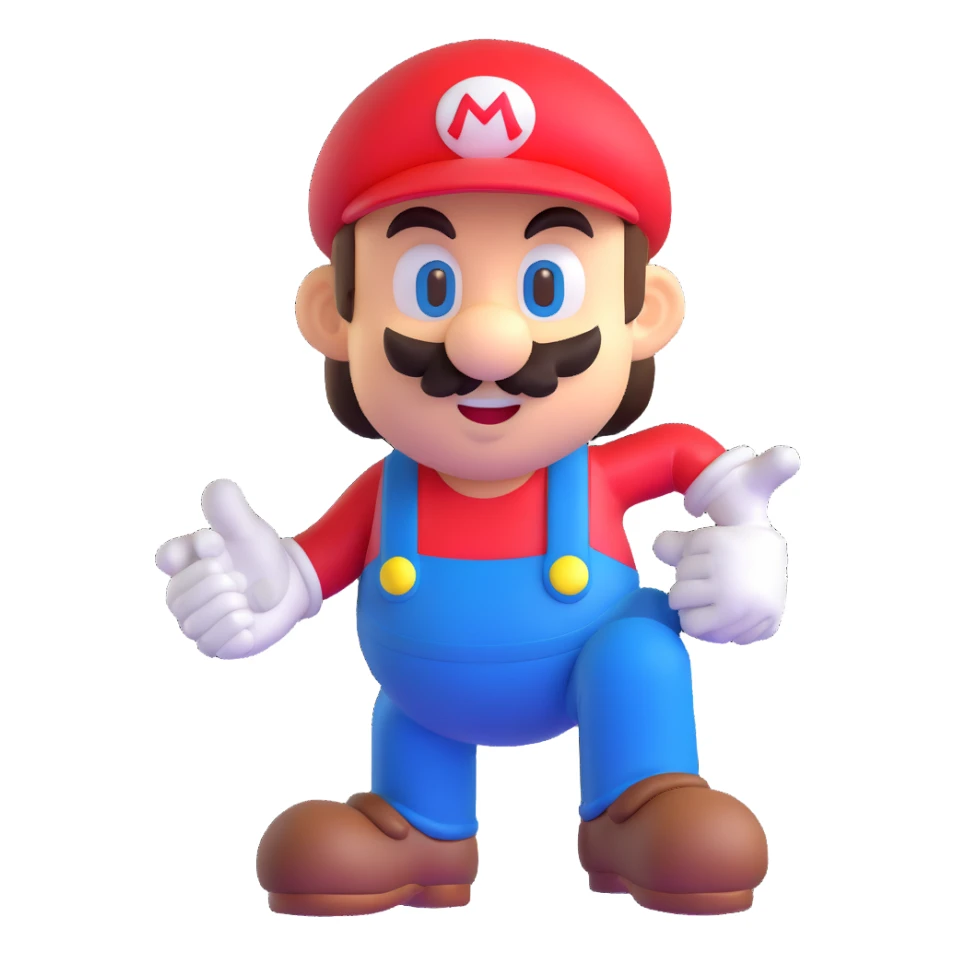 Super Mario character sticker