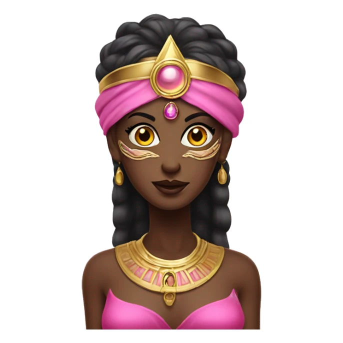 andromedan diva priestess pink third eye sticker