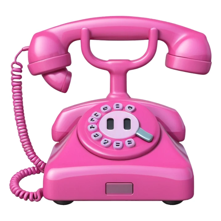 Pink phone sticker