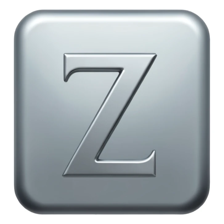 A Z sticker