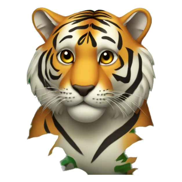 Tiger in a jungle sticker