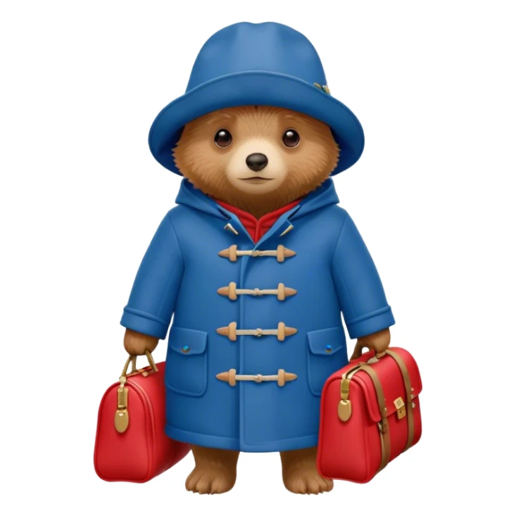 Paddington bear sticker