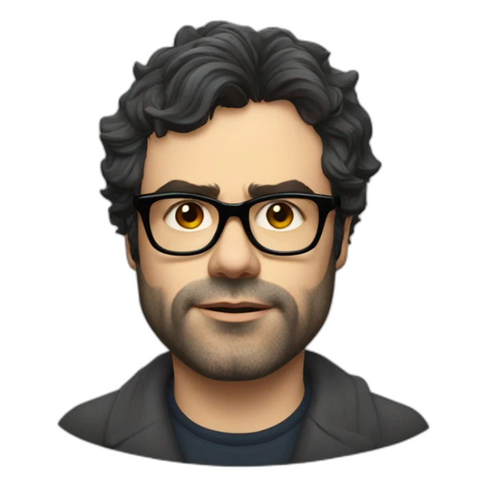 jemaine-clement-with-glasses sticker