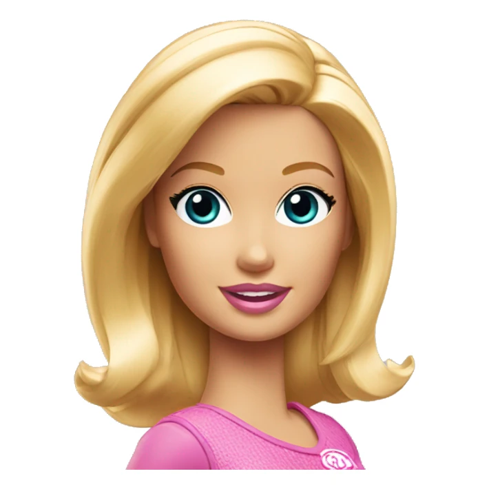 Logo Barbie sticker