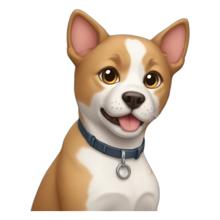 cat gibrid dog sticker