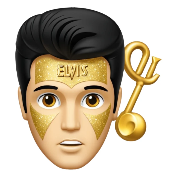 TCB Elvis Presley logo sticker