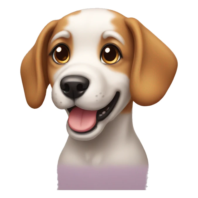 cutie dog sticker