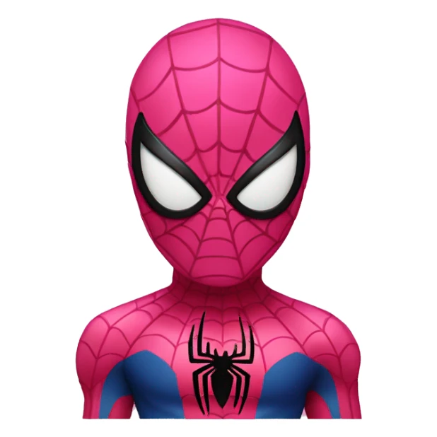 pink spiderman sticker