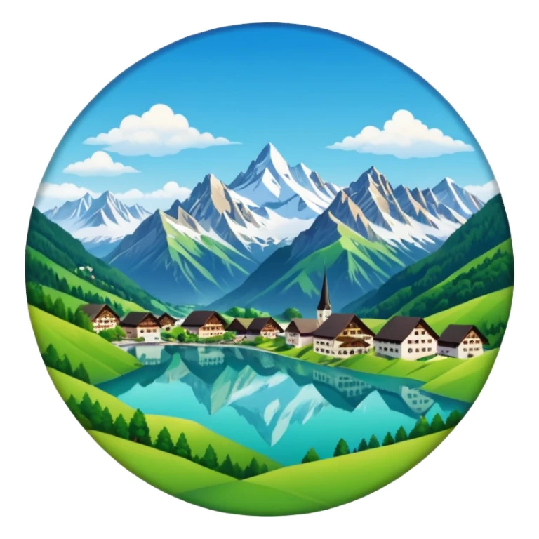 germany austria switzerland sticker